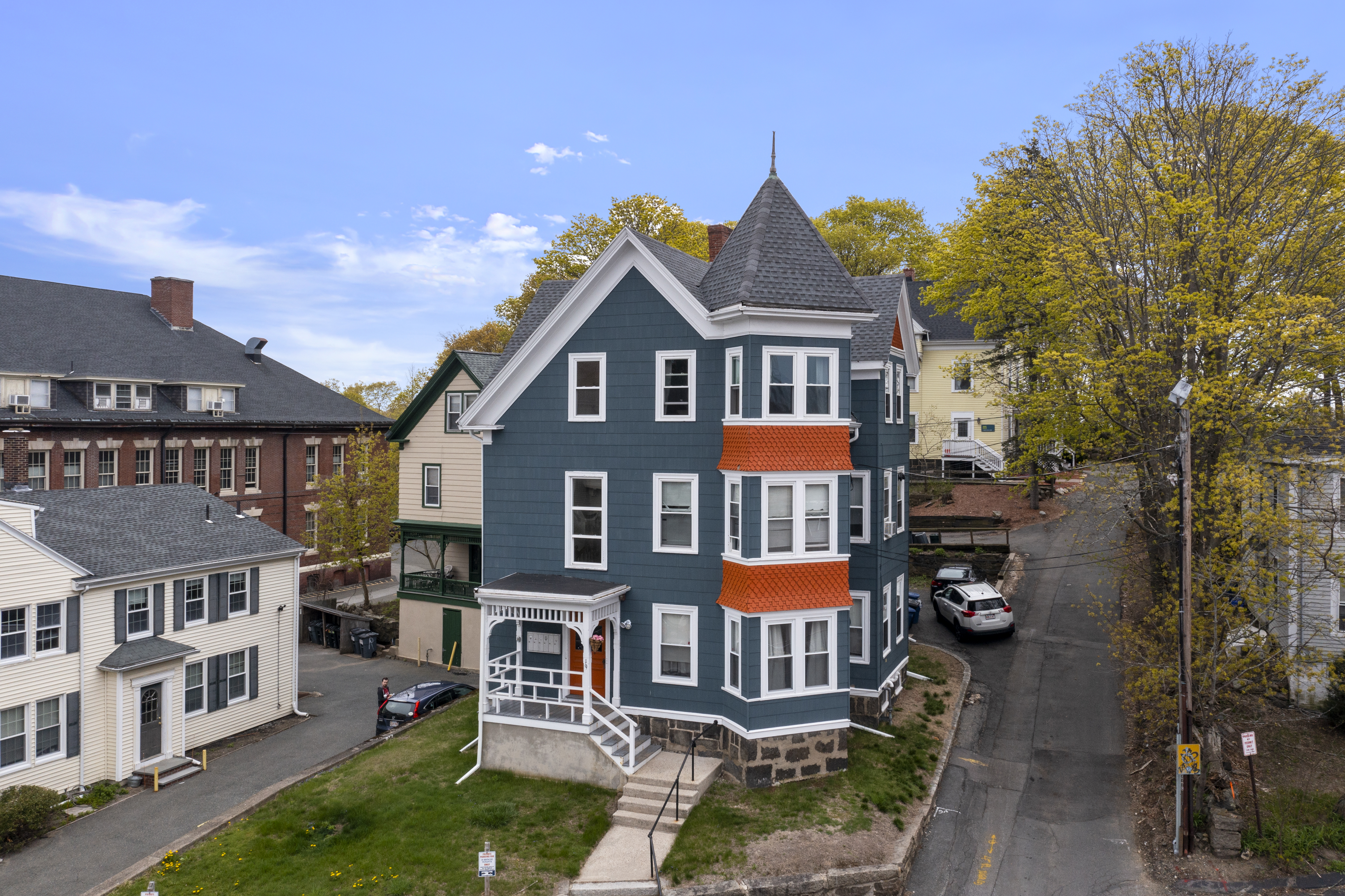 Victorian property exterior in Beverly, MA