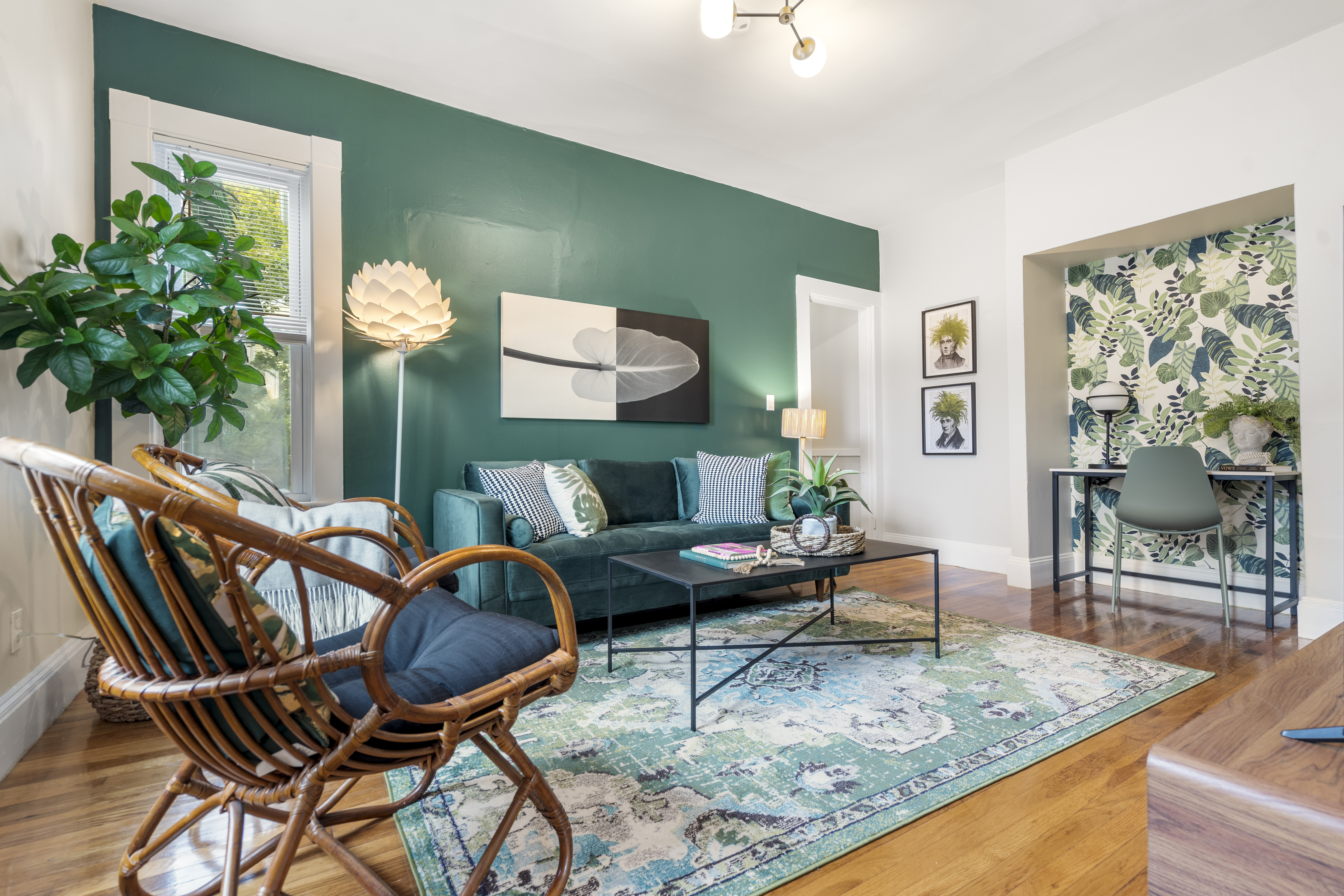 Modern interior in Beverly, MA